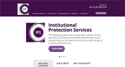 Desktop Screenshot of institutionalprotection.com